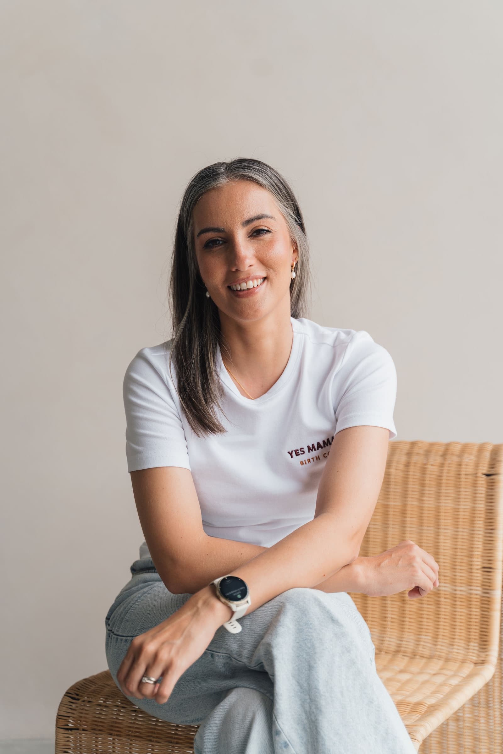 Portrait of Leoni smiling